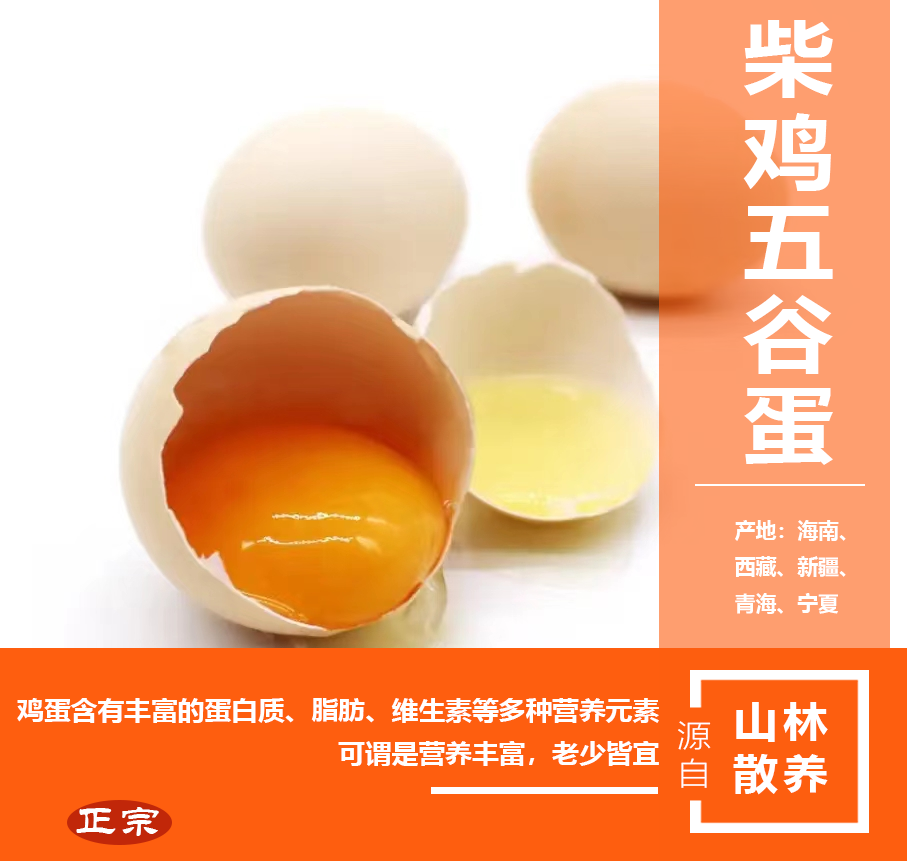 柴鸡五谷蛋原产地直供